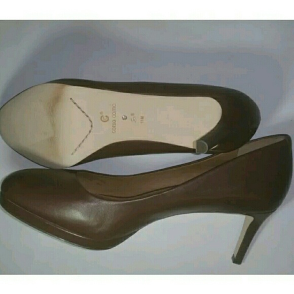 NIB corso como Lara Platform Pump Neutral Brown - Picture 4 of 6